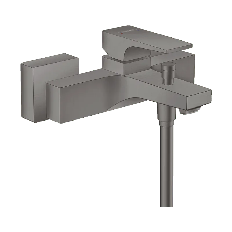 Hansgrohe Metropol Robinet de baignoire mural mitigeur Brushed Black Chrome