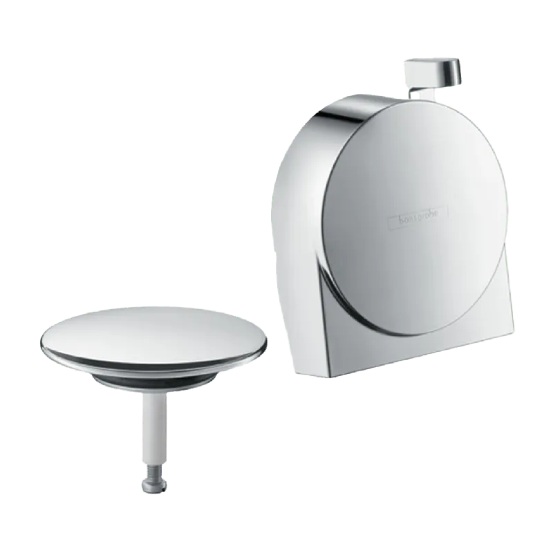 Hansgrohe Exafill S set de finition garniture de remplissage, vidage et trop-plein baignoire Chrome brillant