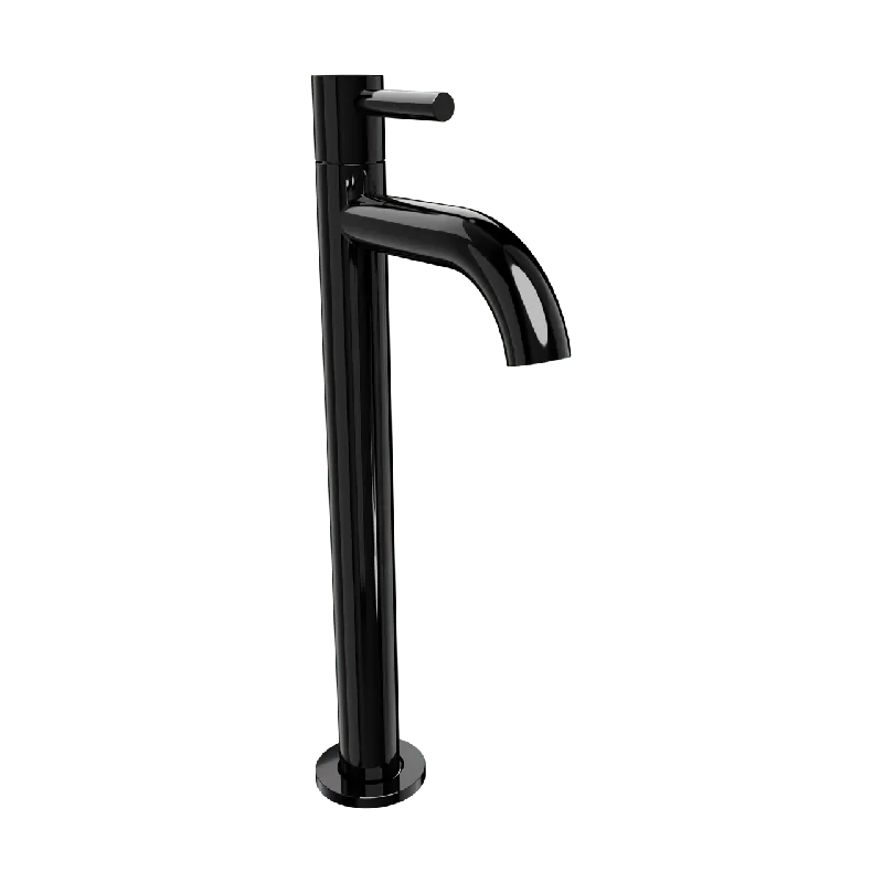 Blaufoss Multa robinet de lave-mains haut Noir Brillant