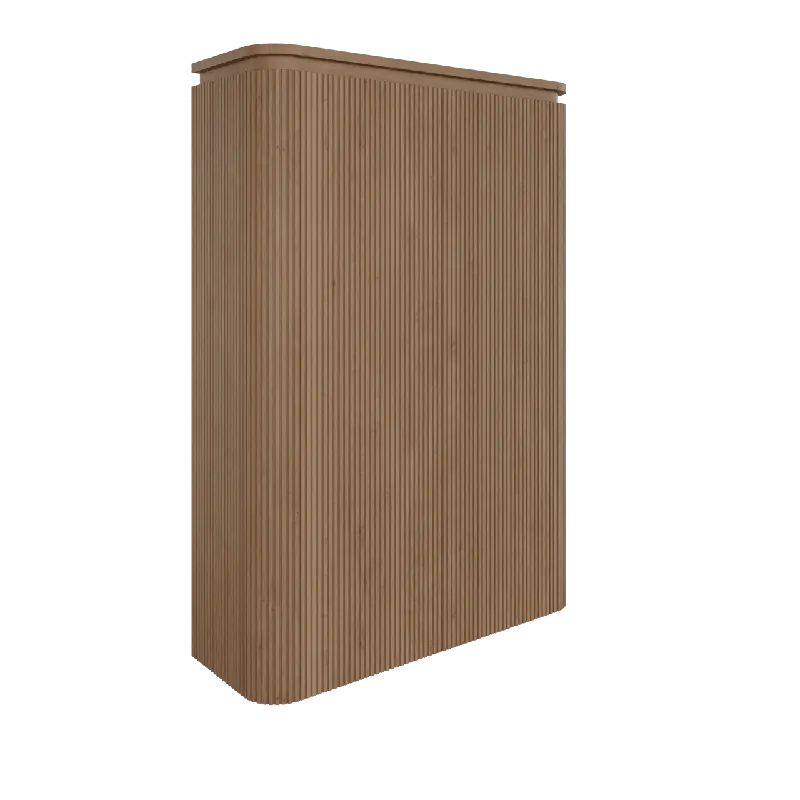 Balmani Moon colonne salle de bains suspendue chêne naturelle 90 x 32 x 130 cm