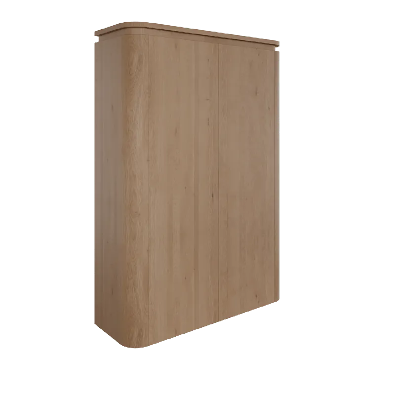 Balmani Moon colonne salle de bains suspendu chêne naturel 90 x 32 x 130 cm