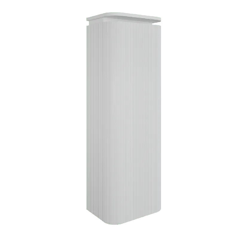 Balmani Moon colonne salle de bains suspendue droite blanc mat 44 x 32 x 130 cm