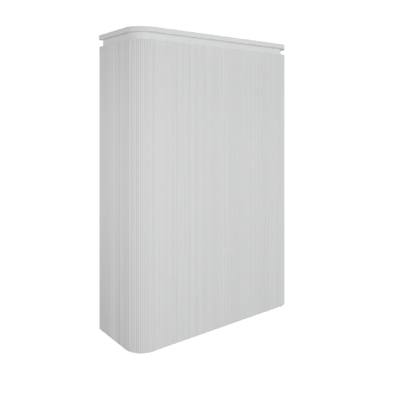 Balmani Moon colonne salle de bains suspendue blanc mat 90 x 32 x 130 cm