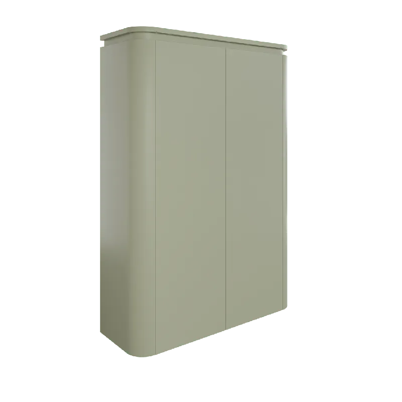 Balmani Moon colonne salle de bains suspendu vert sauge 90 x 32 x 130 cm