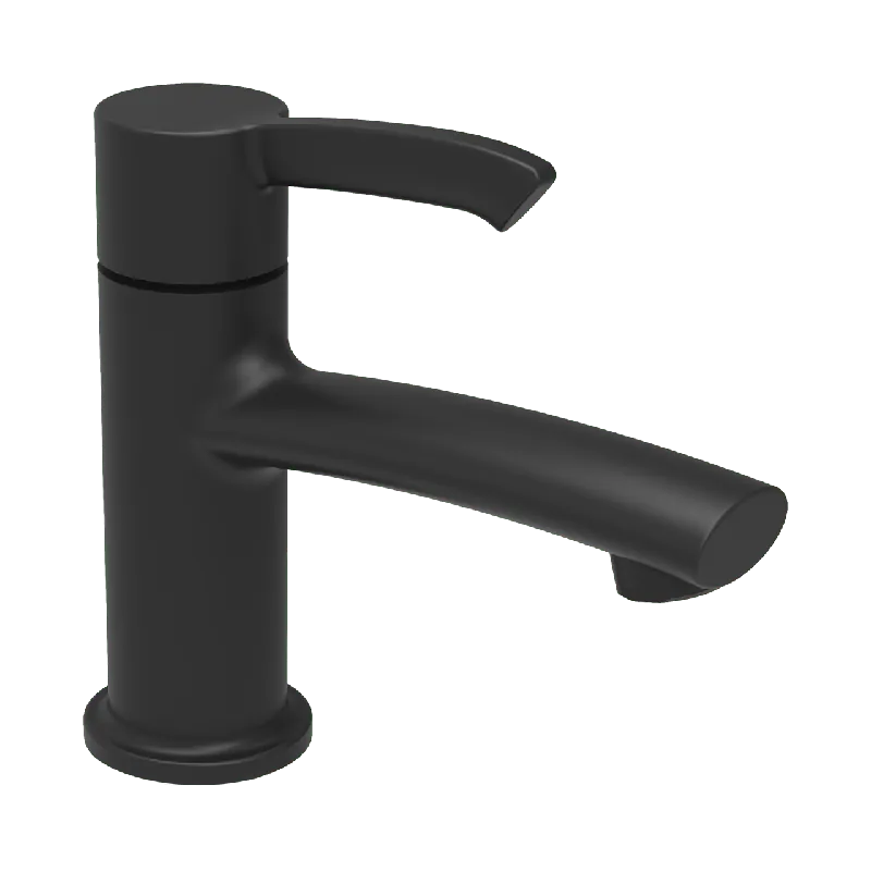 Linie Vivor robinet de lave-mains Noir Mat