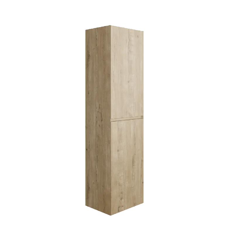 Balmani Mitra colonne salle de bains suspendu chêne brut 45 x 35 x 169 cm