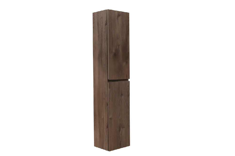 Linie Lado colonne salle de bains suspendue chêne brun 35 x 30 x 170 cm