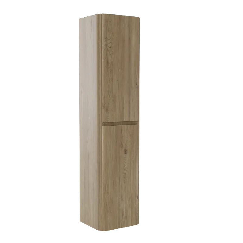 Storke Soft colonne salle de bains suspendu chêne brut 40 x 35 x 170 cm