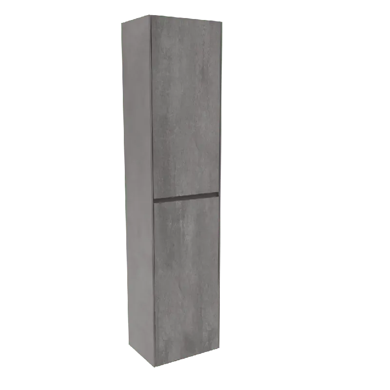Storke Edge colonne salle de bains suspendue béton gris foncé 40 x 30 x 170 cm