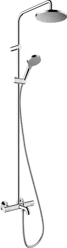 hansgrohe Vernis Blend Système de douche 200 1 jet économisant leau avec thermostat de baignoire chrome