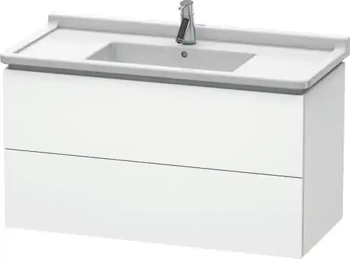 Duravit L-Cube bâti-support lavabo suspendu, 2 tiroirs, 1020x558x469mm