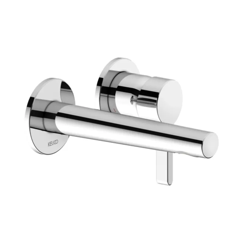 KEUCO EDITION 400 Mitigeur monocommandé pour lavabo, encastré, avec limiteur de température, saillie 165mm