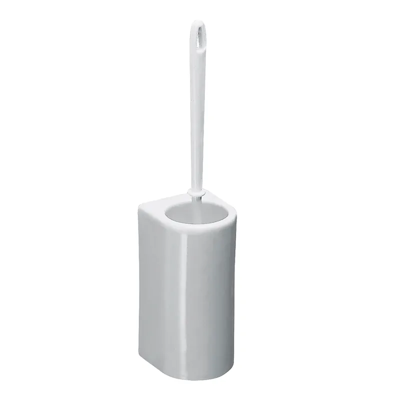 LAUFEN Garniture de brosse universelle, en céramique, avec brosse de toilette, 180x90x105mm, blanc