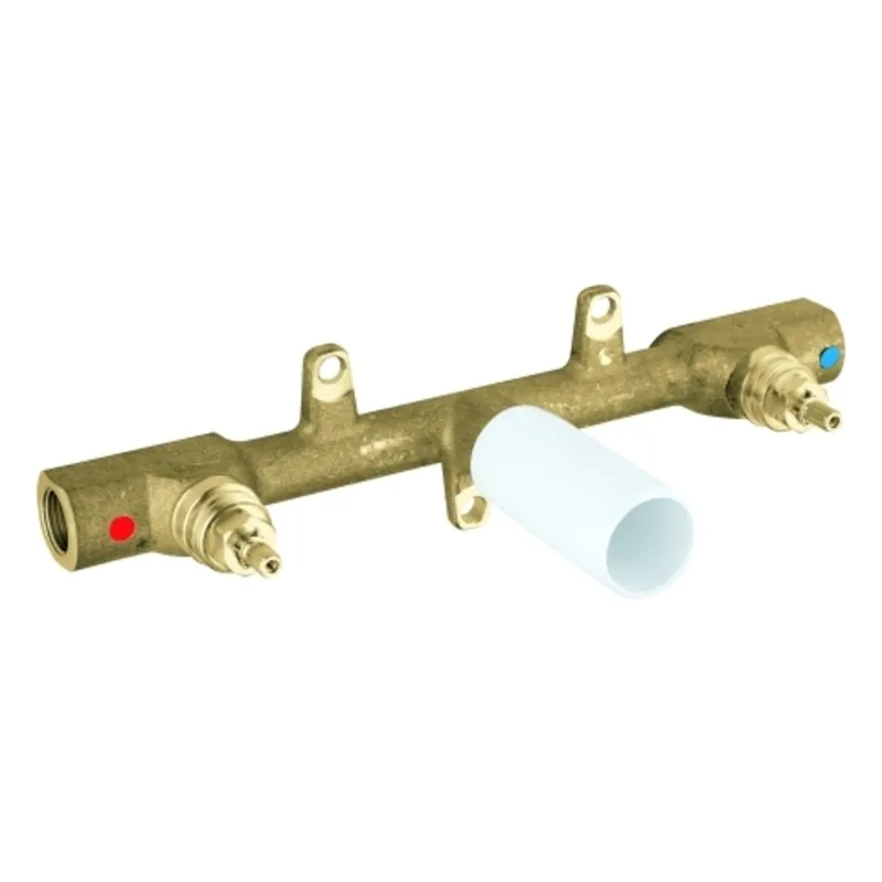Grohe corps d‘encastrement universel à deux trous, pour robinetterie de lavabo à 3 trous