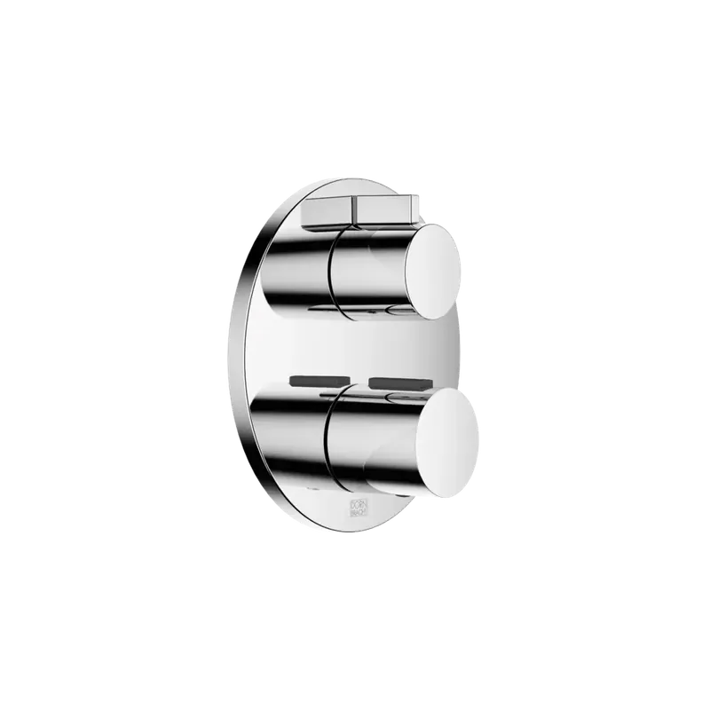 Thermostat encastré Dornbracht avec réglage de débit à sens unique, kit de montage final
