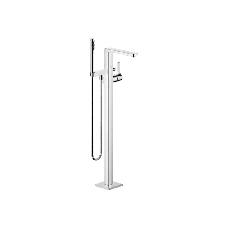 Dornbracht LULU Mitigeur monocommandé pour bain avec tube de trop-plein pour montage indépendant, avec garniture de douche flexible