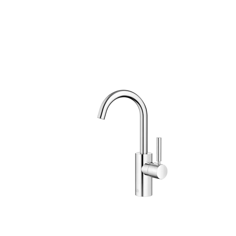 Dornbracht META Mitigeur monocommandé pour lavabos sans vidage, saillie 123mm, bec orientable 360