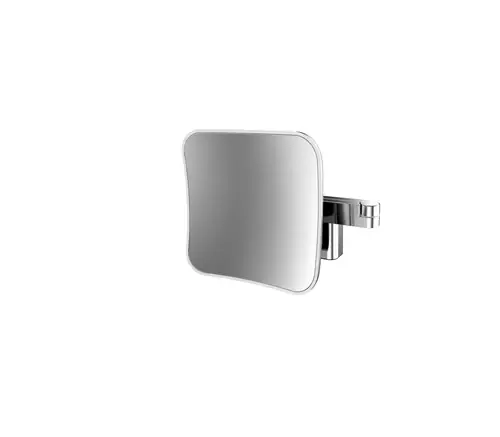 emco LED miroir de rasage et de maqu‘illage, grossissement 5x, rectangulaire, double bras articulé avec fixation murale