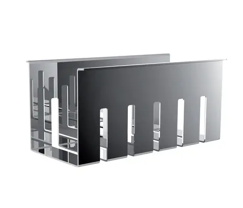 Panier de liaison emco rectangulaire pour garde-corps, haut, chromé
