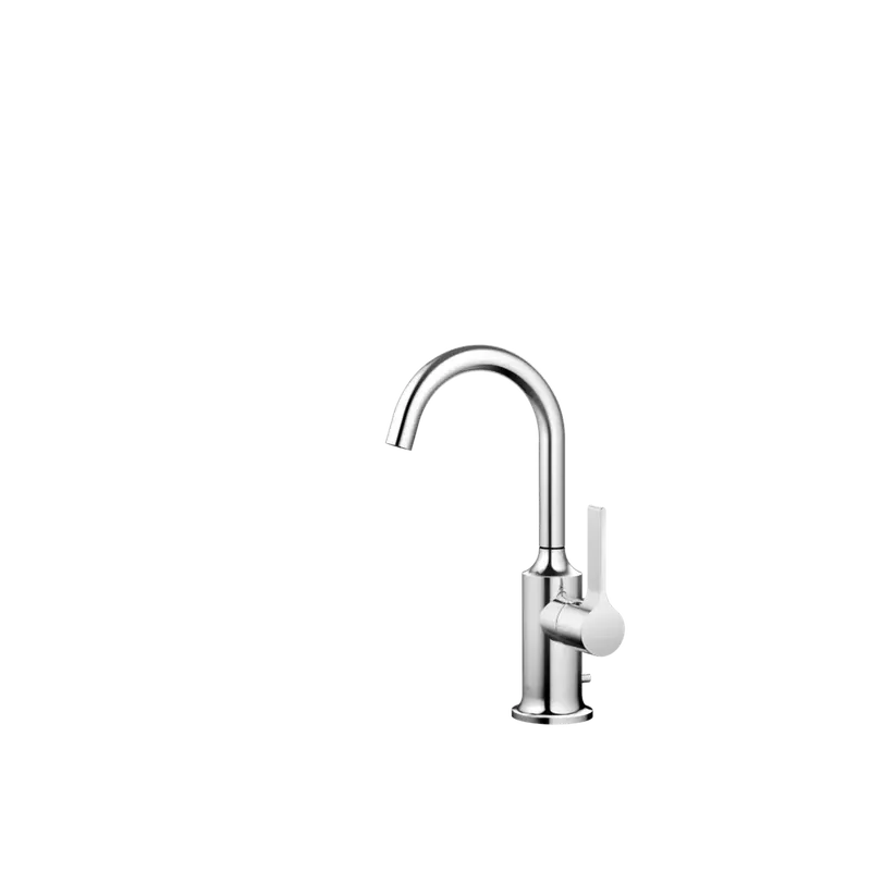 Dornbracht VAIA Mitigeur monocommandé pour lavabo avec garniture découlement, saillie 123 mm