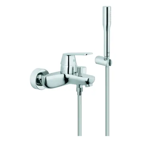 Grohe Eurosmart Cosmopolitan Mitigeur monocommandé pour bain, montage apparent, saillie 163mm, avec ensemble de douche
