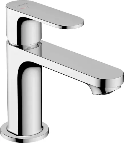 hansgrohe Rebris S Mitigeur monocommandé pour lavabo 80 CoolStart, avec garniture découlement, saillie 121 mm