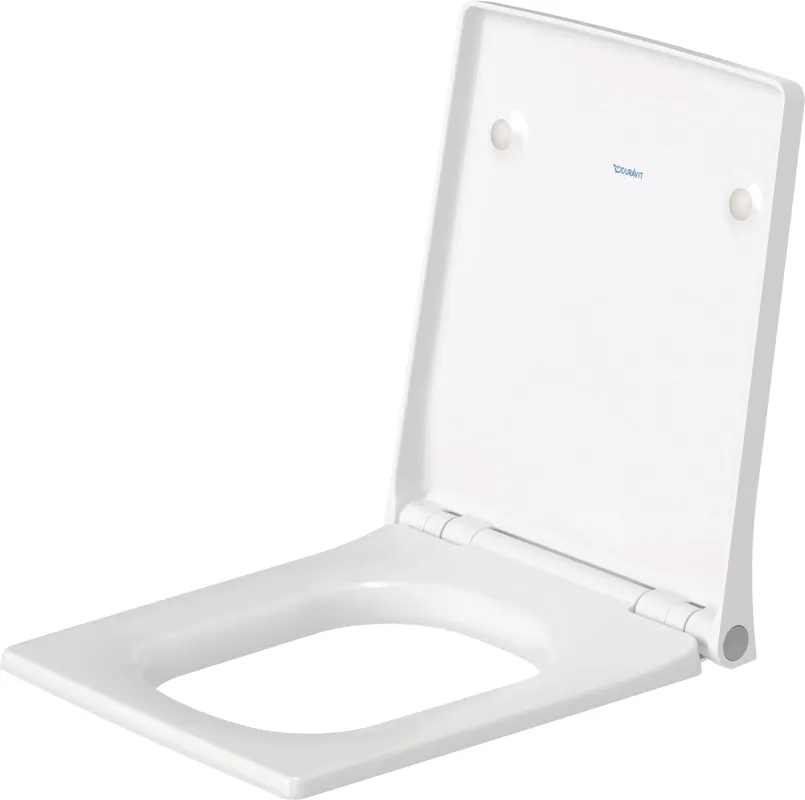 Duravit Viu Siège de WC, 002129, amovible, avec mécanisme de fermeture en douceur