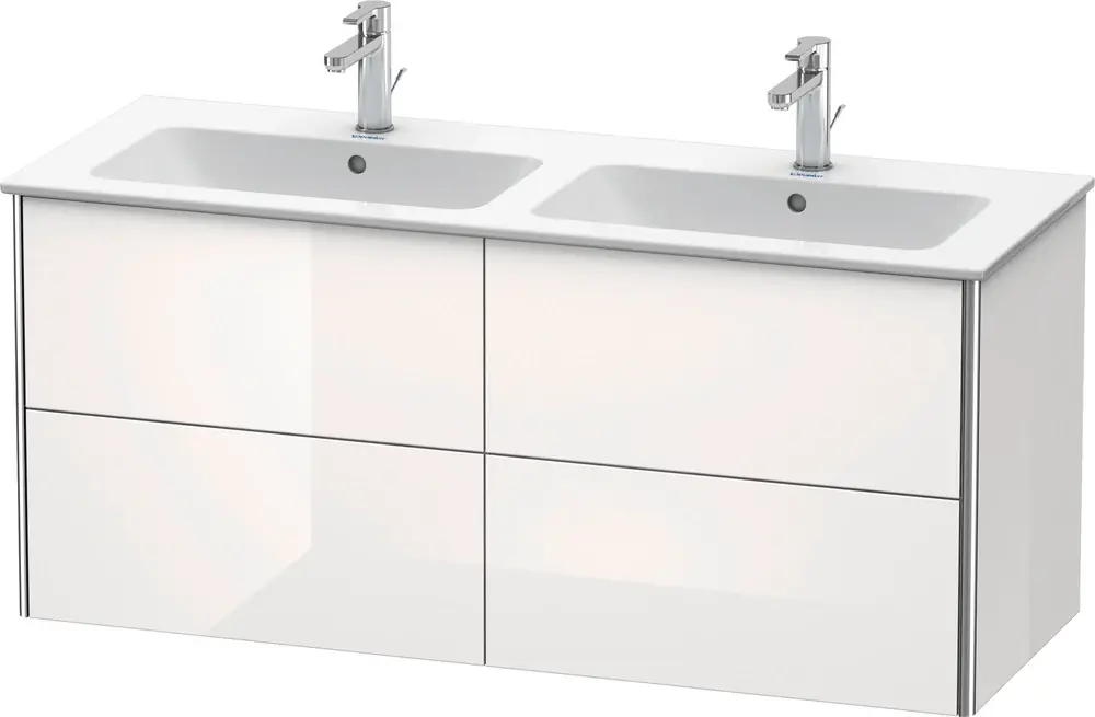 Duravit XSquare Meuble sous-lavabo suspendu, 4 tiroirs, 1280x560x478mm