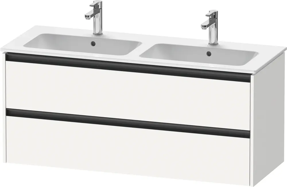 Duravit Ketho.2 bâti-support lavabo suspendu, 2 tiroirs, 1280x550x480mm, pour ME by Starck 233613