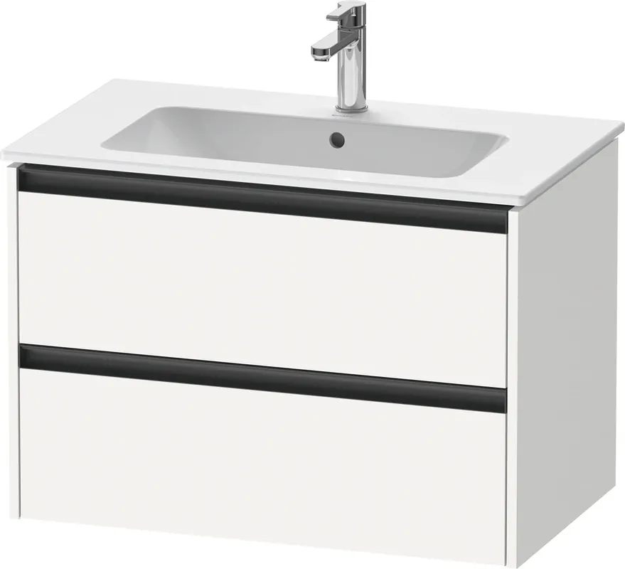Duravit Ketho.2 bâti-support pour lavabo suspendu, 2 tiroirs, 810x550x480mm, pour ME by Starck 233683