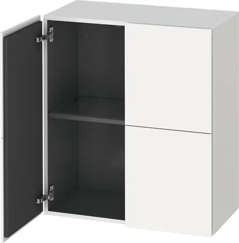 Duravit L-Cube armoires mi-hautes, 2 portes, 700x363x800mm