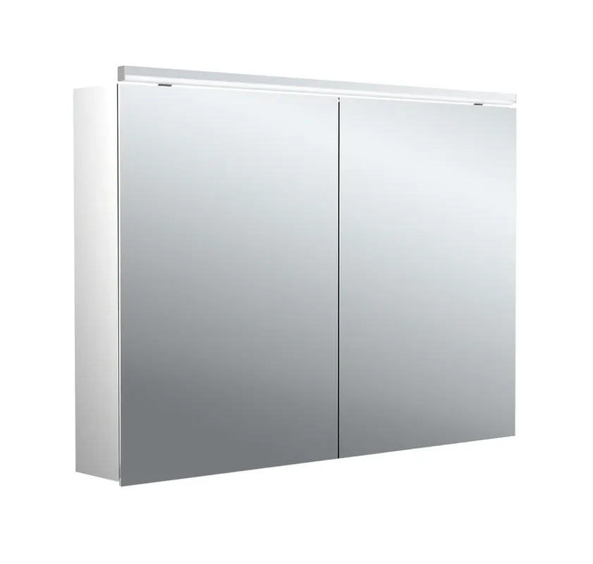 emco puree 2 Classic Armoire de toilette avec éclairage LED avec éclairage à poser, 2 portes, 1000x711x153mm