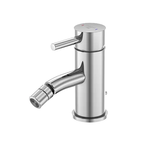 Steinberg Série 100 robinetterie de bidet, avec garniture découlement, saillie 110mm