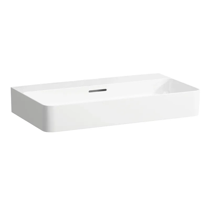 LAUFEN VAL lavabo, encastré, sans trou pour robinet, avec trop-plein, 750x420mm