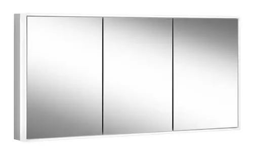 Schneider GLOW classic HCL Armoire de toilette, 3 portes 50/50/50cm, 1525x158x731mm, éclairage circulaire, intensité variable en continu