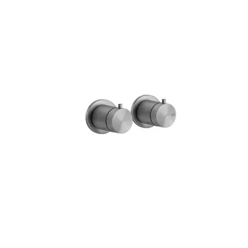 Gessi316 Kit dinstallation fini thermostat encastré, cartouche de déviation à 2 voies pour corps encastré