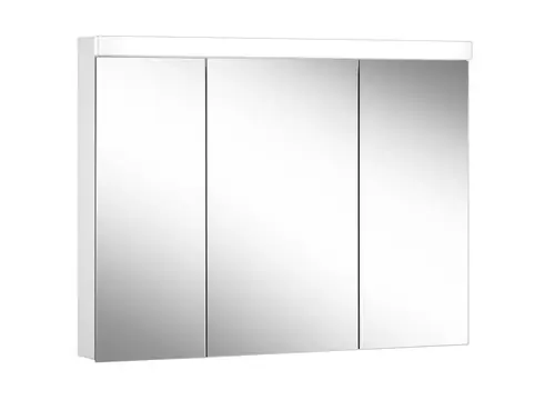 Schneider LOW basic LED Armoire de toilette avec éclairage, 3 portes 30/60/30cm, 1195x120x747mm