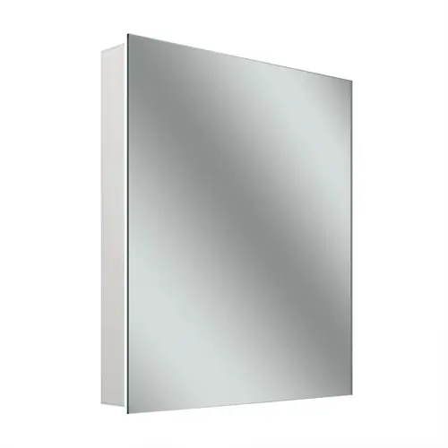 Schneider STYLE TW Armoire de toilette avec éclairage LED, 1 miroir double, prise à droite, 61,5x71,mx12cm