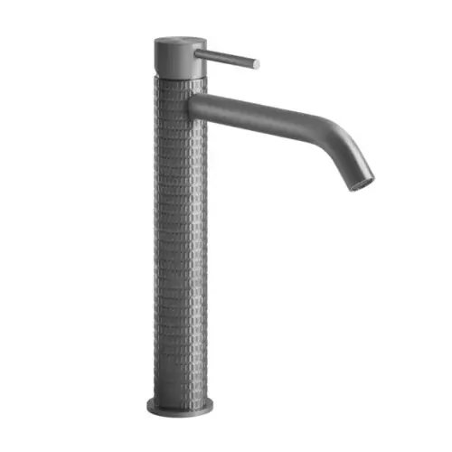 Gessi316 Meccanica Mélangeur monocommande de lavabo, version haute 228 mm, saillie 156 mm, sans vidage