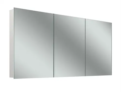 Schneider STYLE TW Armoire de toilette avec éclairage LED, 3 portes de même taille, 151,5x71,5x12cm