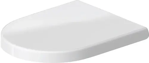 Siège de WC Duravit Darling New 002109, avec mécanisme de fermeture en douceur, charnières en acier inoxydable, blanc