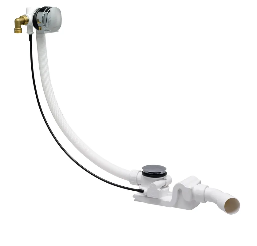 Garniture de vidange et de trop-plein LAUFEN avec entrée de bain Alessi un seul pour les WC spéciaux.