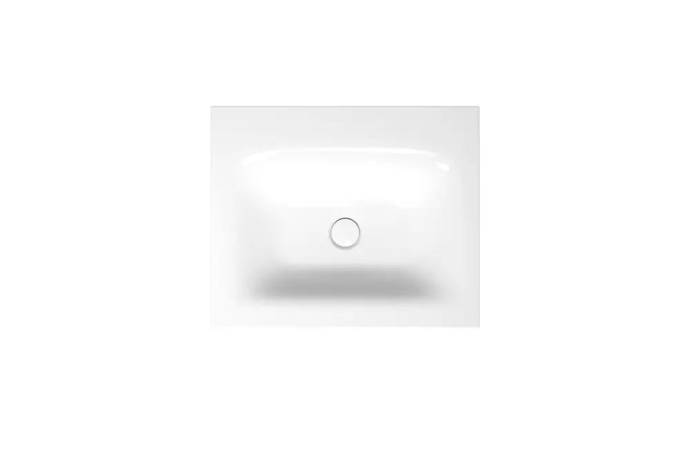 BetteLux lavabo à encastrer, sans trou pour robinet, sans trop-plein, 600x495x120mm