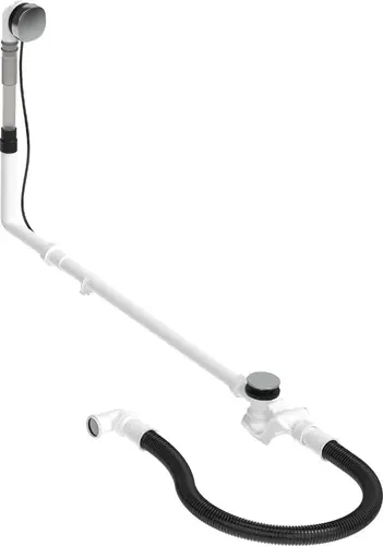 Ensemble de vidange et de trop-plein Duravit Quadroval 792210, chrome