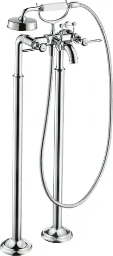 hansgrohe AXOR Montreux Mitigeur bain 2 poignées, béqu‘illes, sur pied, projection 234mm