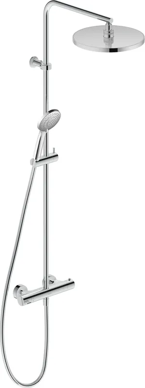Duravit B.2 Shower System avec thermostat de douche, douche de tête 200 mm, douchette à main 97 mm