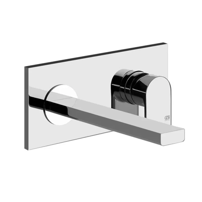 Gessi Emporio Via Manzoni Mélangeur monocommande prêt à lemploi pour lavabo, bec fixe, pour corps encastré, sans garniture mécanique, saillie 209 mm