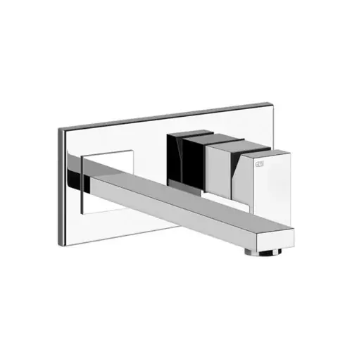 Gessi Rettangolo Set de finition Mitigeur monocommandé pour lavabo avec bec, gauche, corps dencastrement 44697,257mm