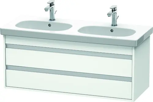 Duravit Ketho meuble sous-lavabo suspendu, 1150x480x455 mm, 2 tiroirs, pour D-Code