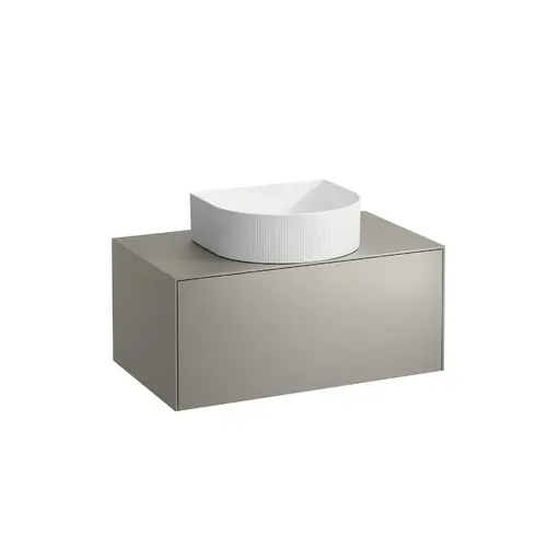 Tiroir Sonar courant, 1 tiroir, adapté aux cuvettes des lavabos 812340, 812341, 812342, 812343, découpe au milieu pour le lavabo